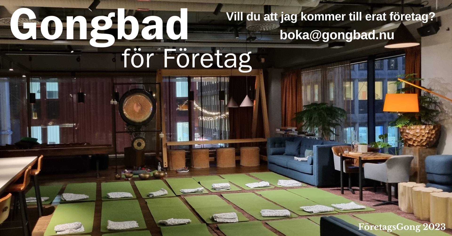 Gongbad för företag